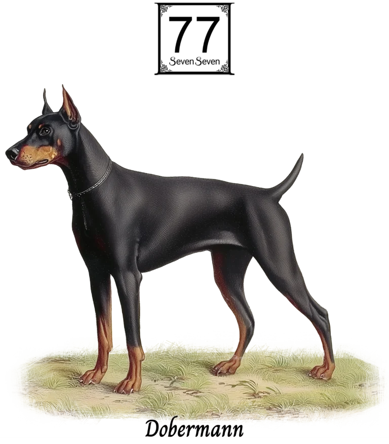 Doberman - bawełniana torba canvas