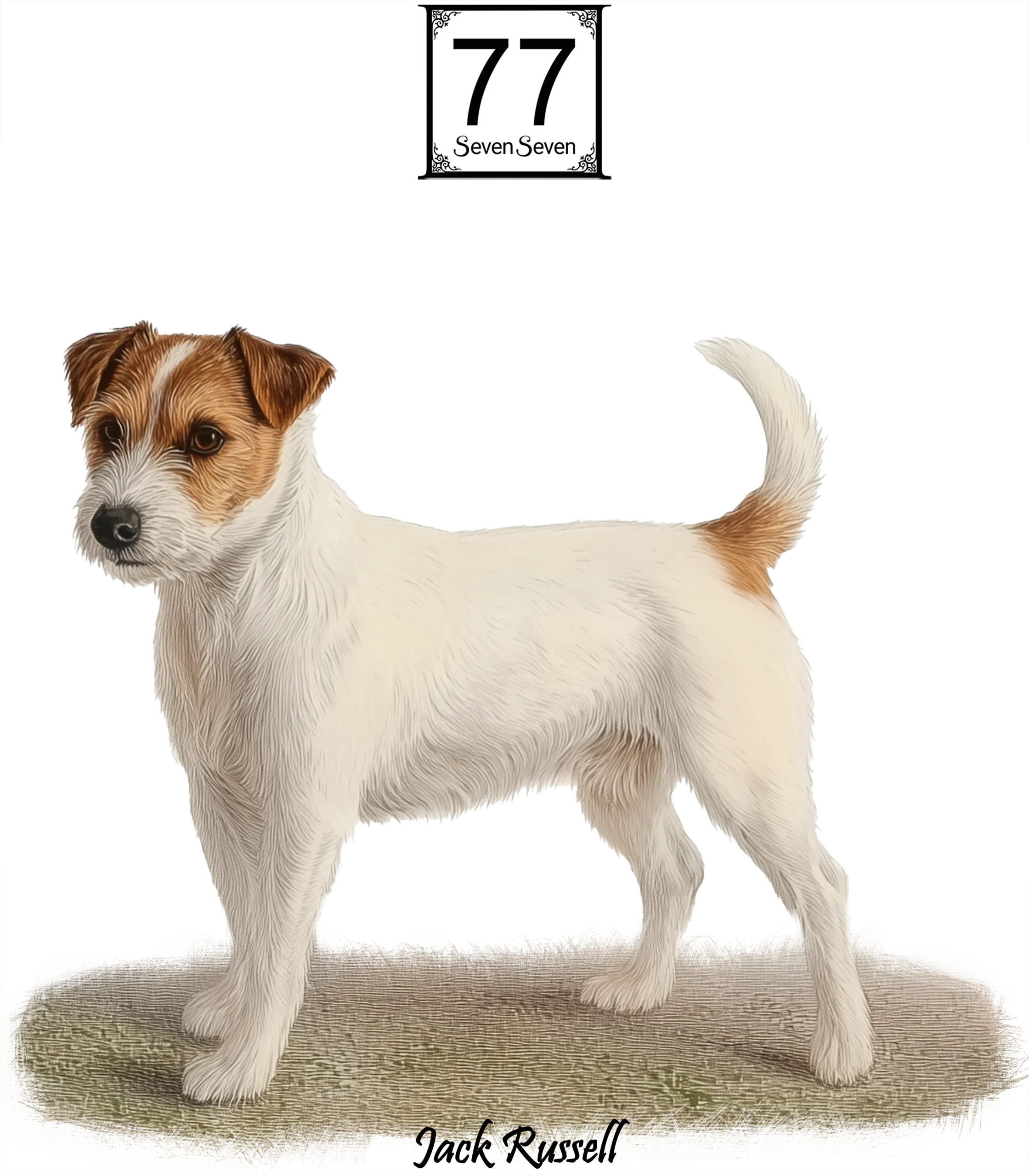 Jack Russell - bawełniana torba canvas - obrazek 2