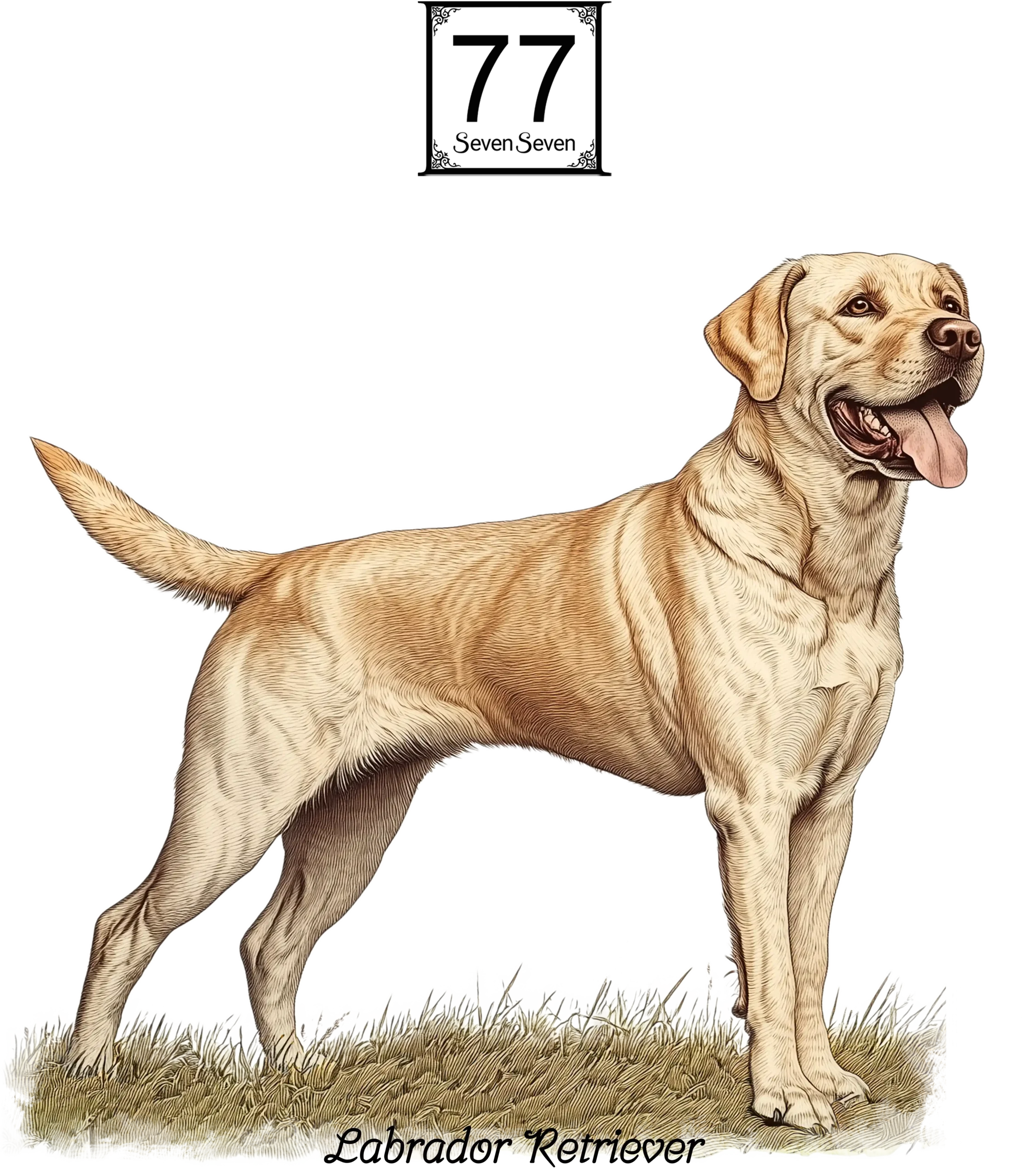 Labrador Retriever - bawełniana torba canvas - obrazek 3