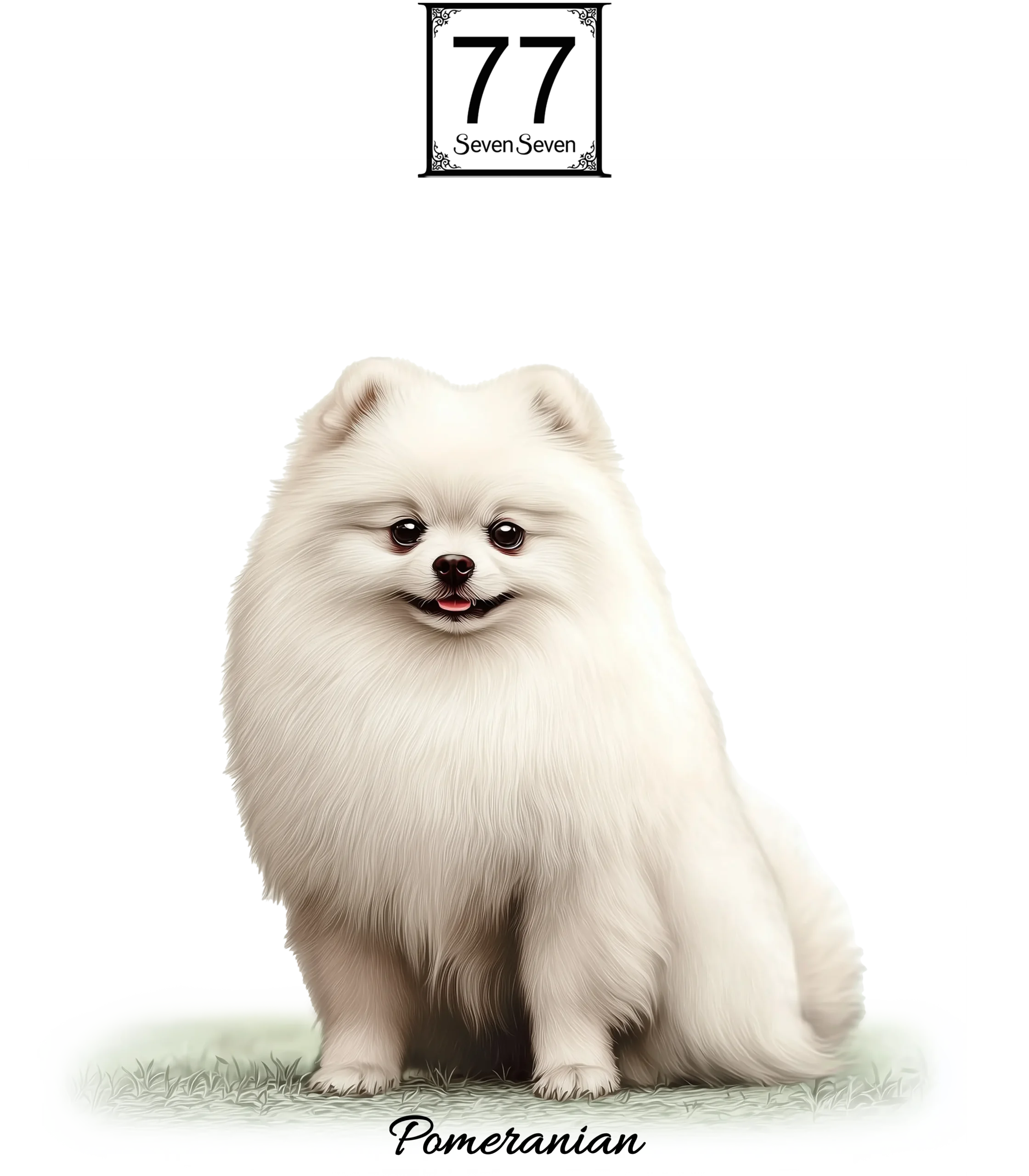 Pomeranian - bawełniana torba canvas - obrazek 2