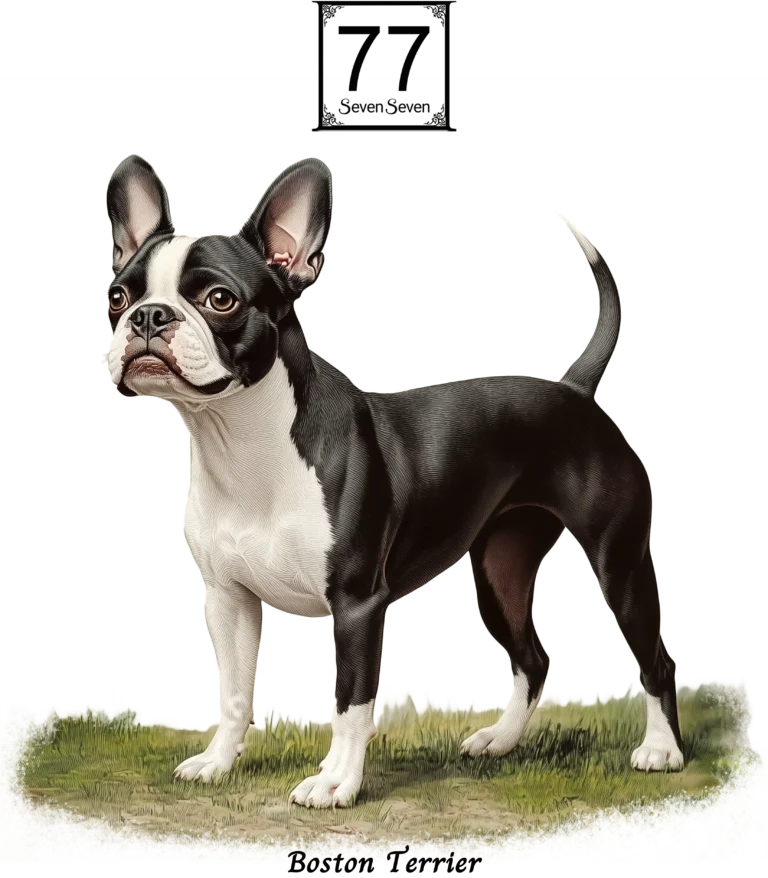 Terier Bostoński (Boston Terrier) - bawełniana torba canvas