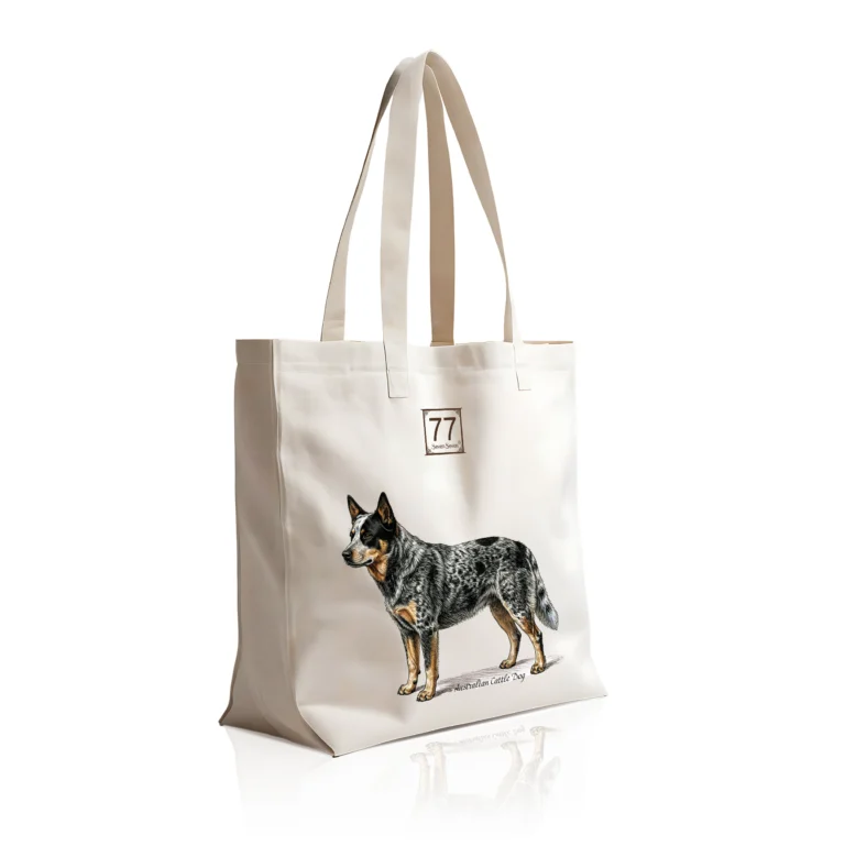 Australijski Pies Pasterski (Australian Cattle Dog) - bawełniana torba canvas