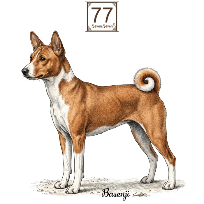 Basenji - bawełniana torba canvas