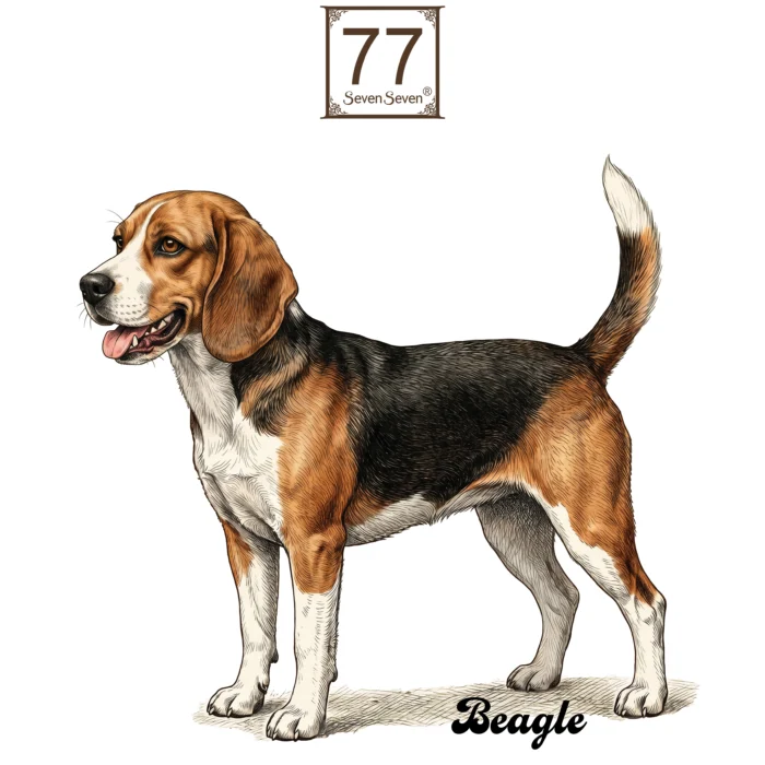 Beagle - bawełniana torba canvas
