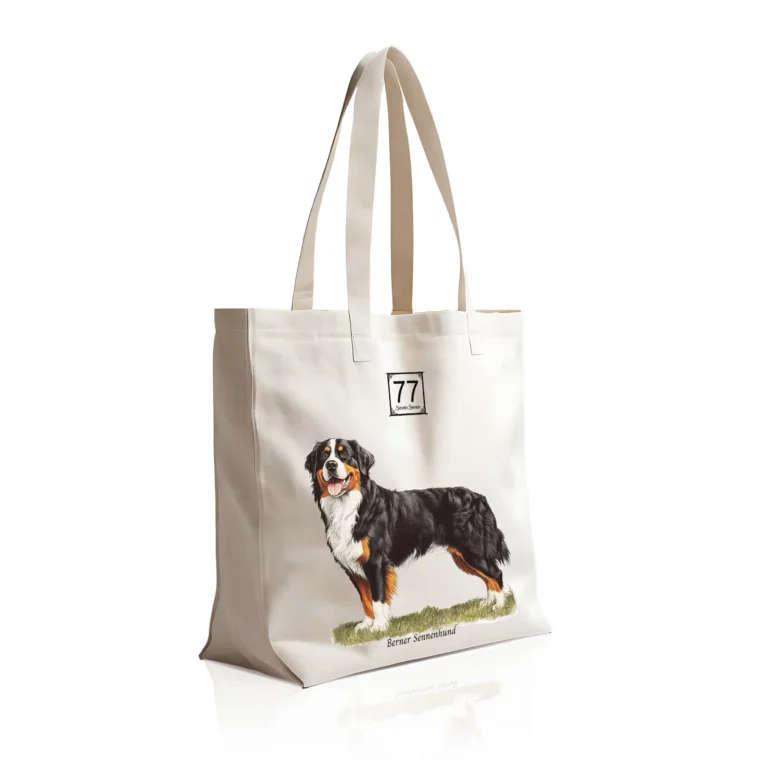 Berneński Pies Pasterski (Berner Sennenhund) - bawełniana torba canvas