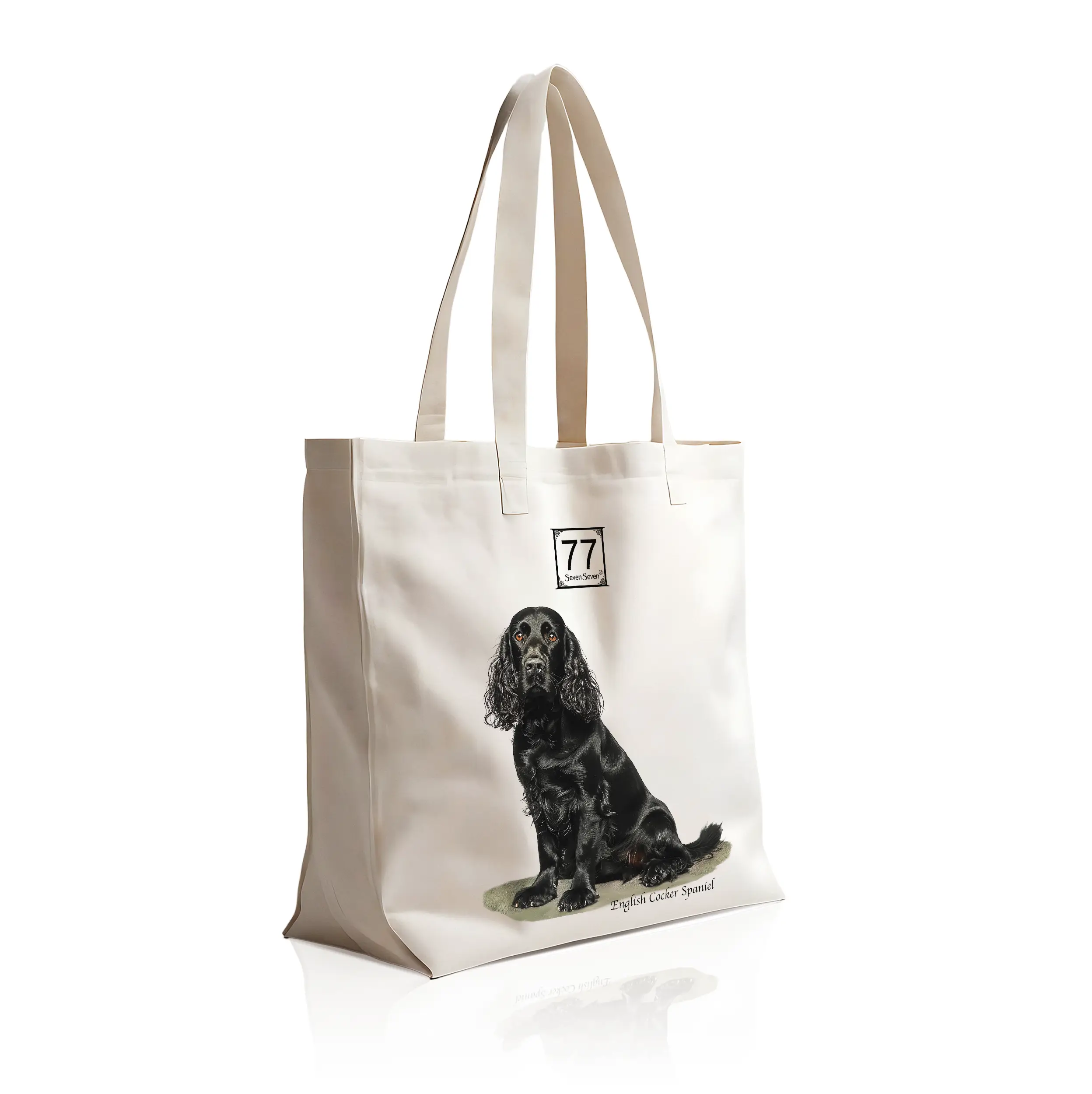 Cocker Spaniel Angielski (English Cocker Spaniel) - bawełniana torba canvas - obrazek 5