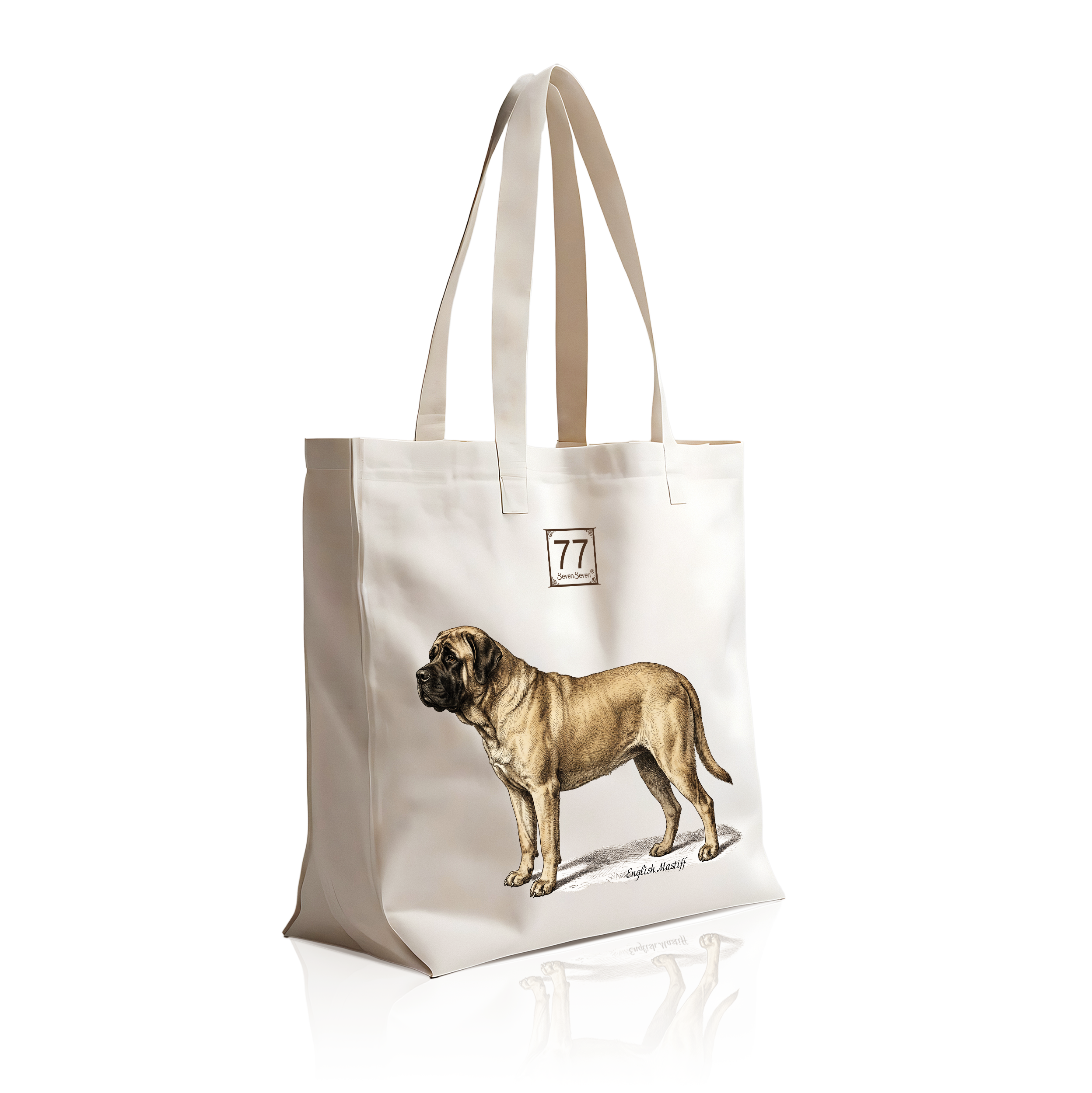 Mastif angielski (English Mastiff) - bawełniana torba canvas - obrazek 2