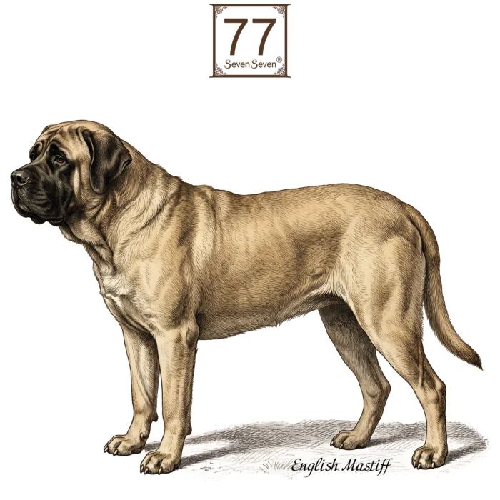 Mastif angielski (English Mastiff) - bawełniana torba canvas