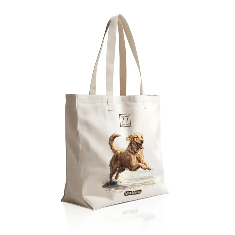 Golden Retriever - bawełniana torba canvas