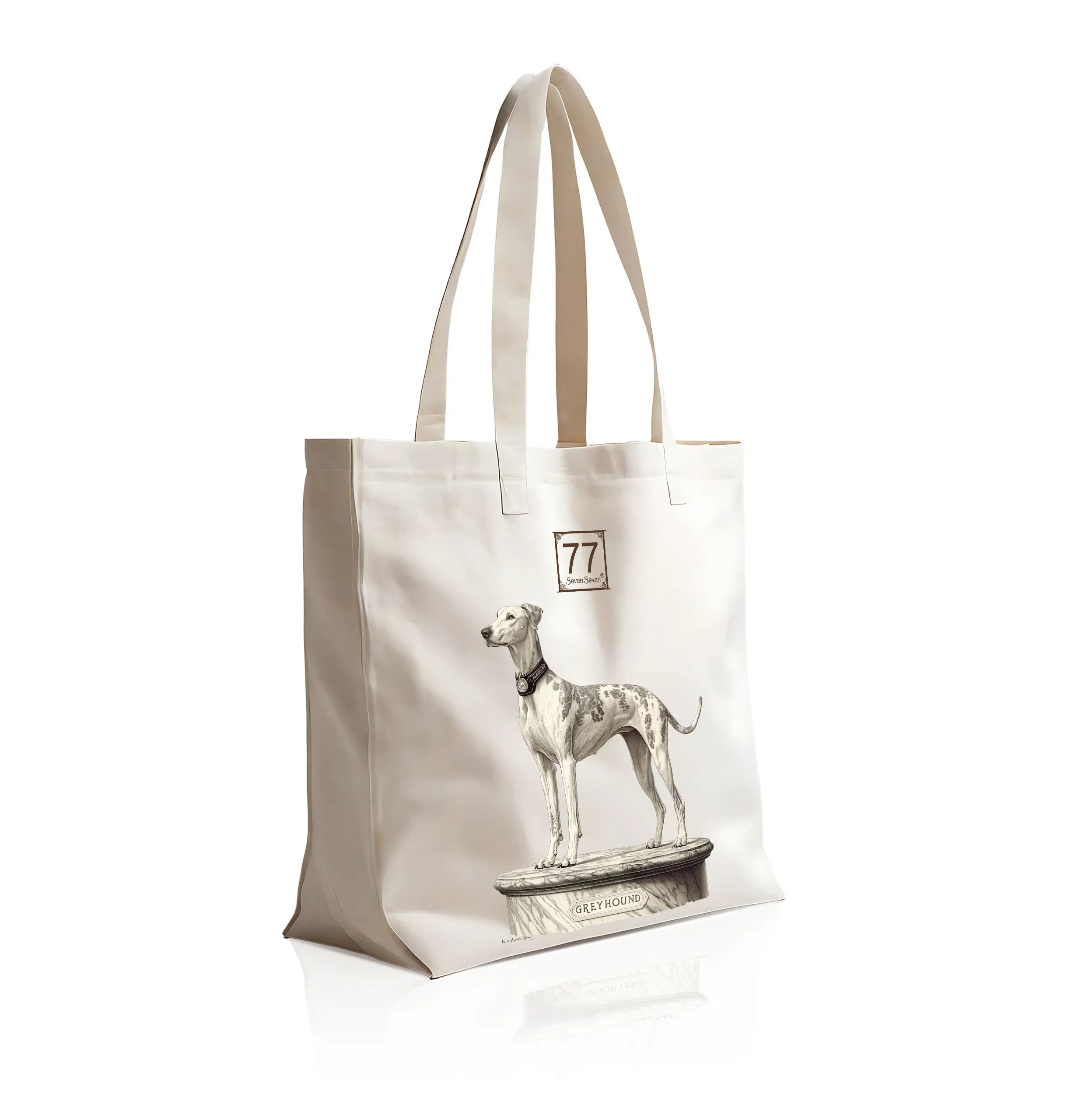Greyhound - bawełniana torba canvas - obrazek 2
