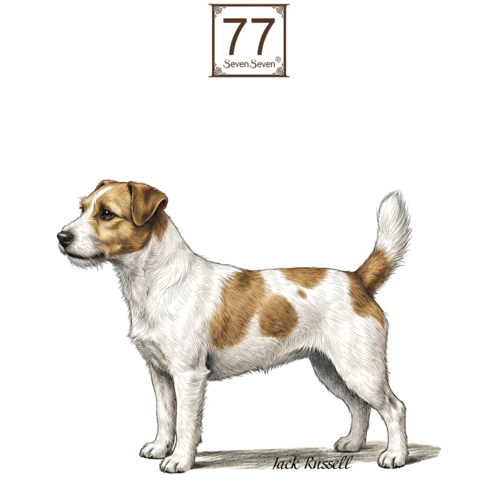 Jack Russell - bawełniana torba canvas