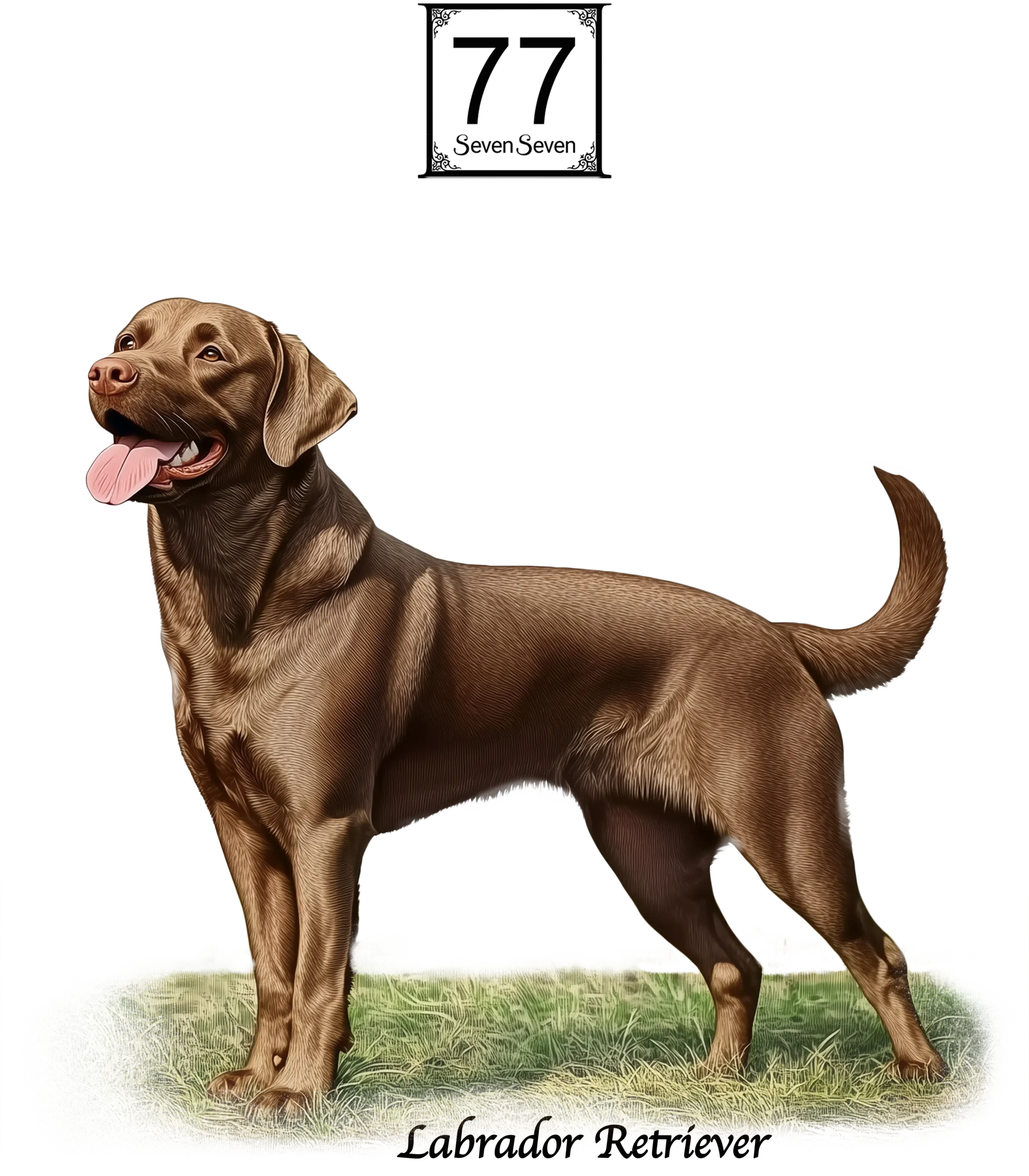 Labrador Retriever - bawełniana torba canvas - obrazek 2