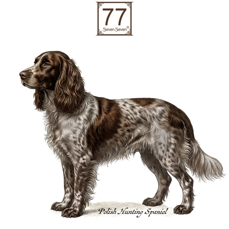 Polski Spaniel Myśliwski - bawełniana torba canvas