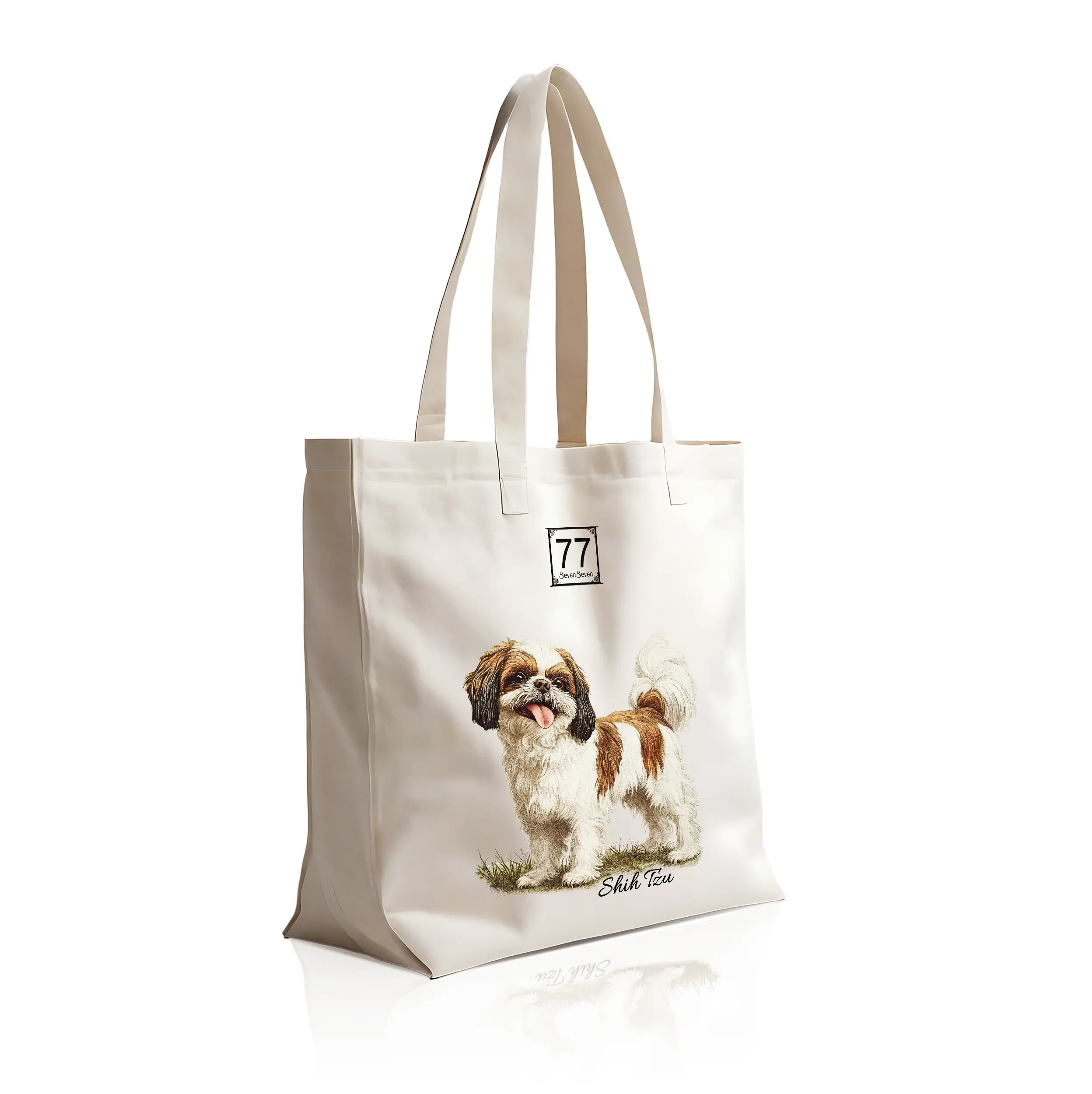 Shih Tzu - bawełniana torba canvas - obrazek 2