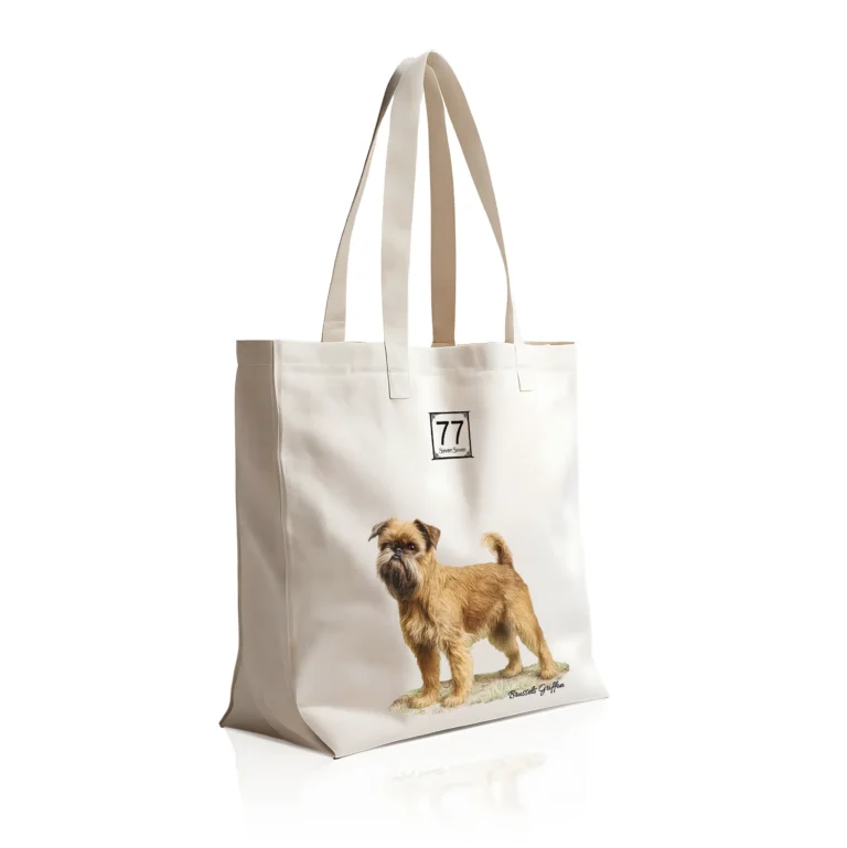 Gryfonik Belgijski (Brussels Griffon) - bawełniana torba canvas