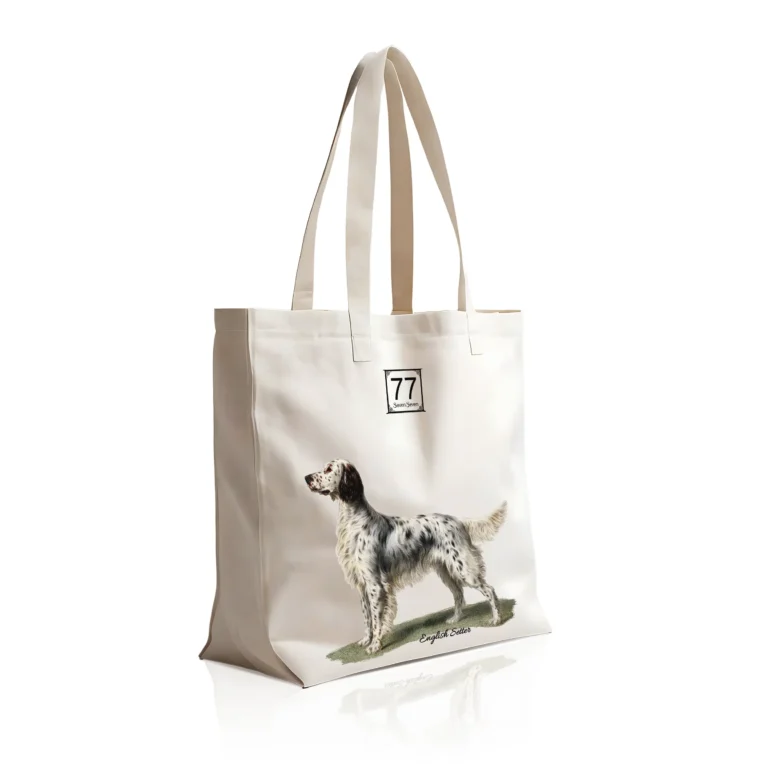 Seter Angielski (English Setter) - bawełniana torba canvas
