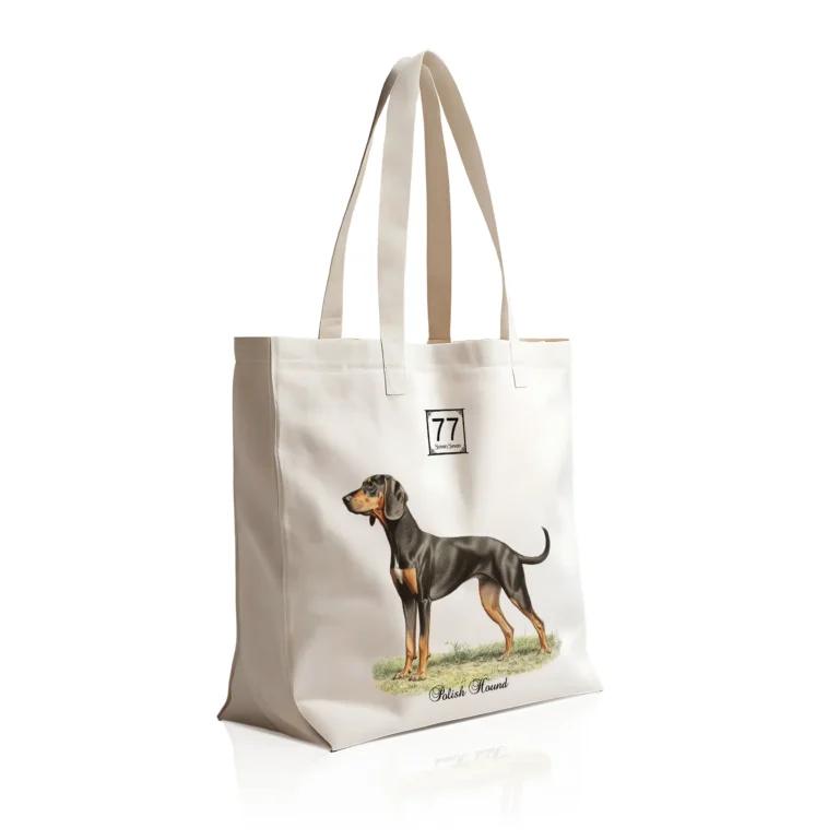 Gończy Polski (Polish Hound) - bawełniana torba canvas