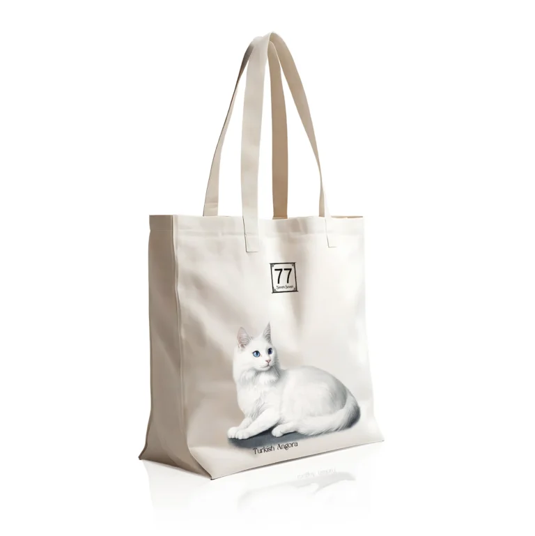 Angora Turecka (Turkish Angora) - bawełniana torba canvas