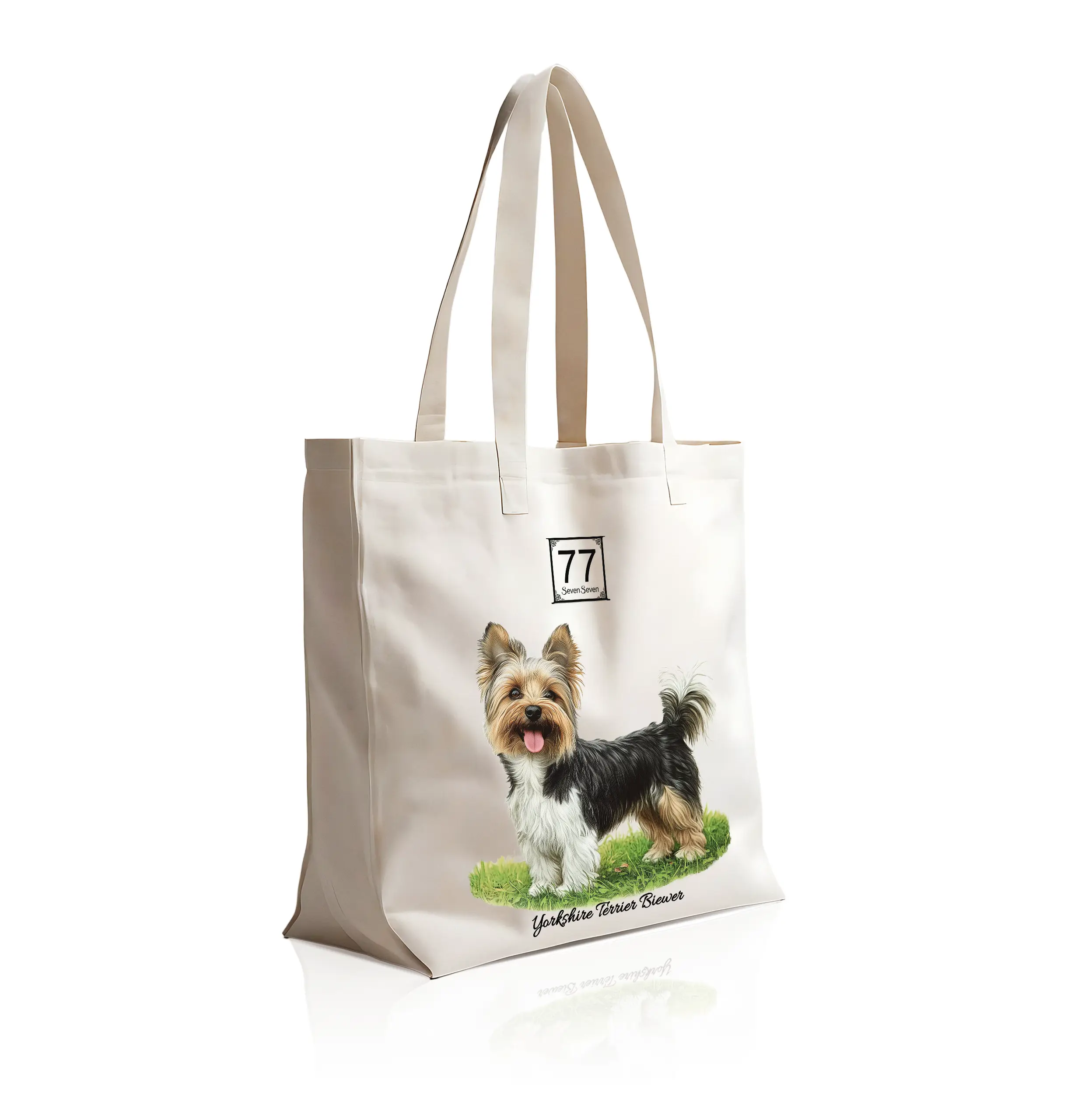 Yorkshire Terrier - bawełniana torba canvas - obrazek 5