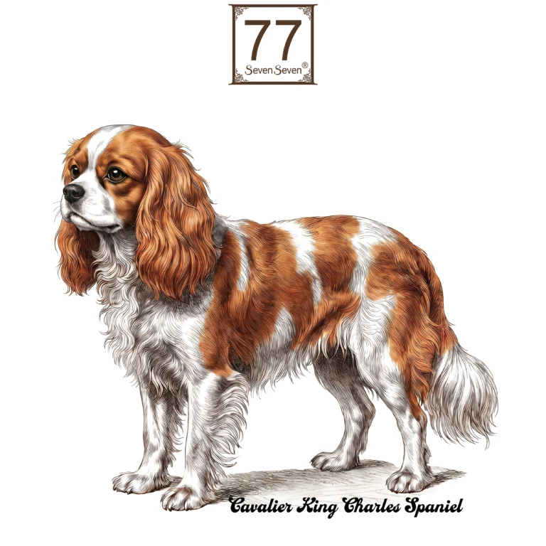 Cavalier King Charles Spaniel - bawełniana torba canvas