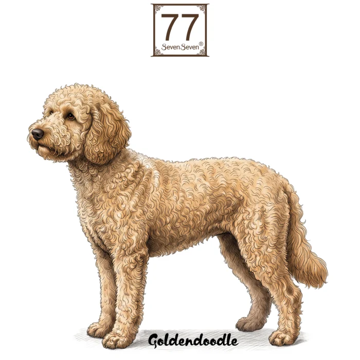 Goldendoodle - bawełniana torba canvas