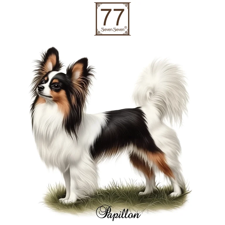 Papillon (Continental Toy Spaniel) - bawełniana torba canvas